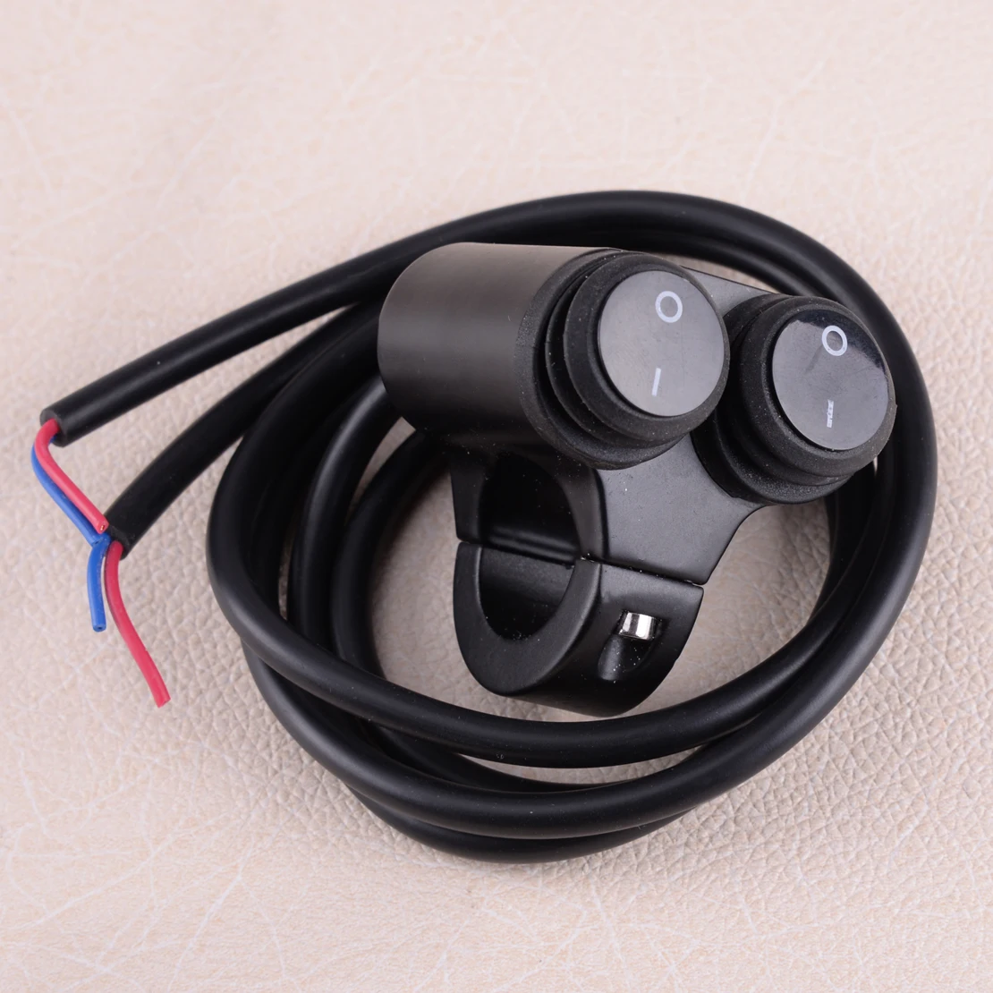 

DWCX Waterproof 22mm 7/8'' Handlebar Dual Headlight Spot Light Rocker On Off Controller Switch Fit For Motorcycle ATV