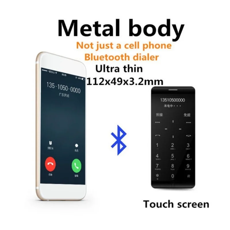 Цветной ультратонкий металлический Anica A7 мобильный телефон с MP3 Bluetooth Dual SIM мобильный