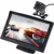 4.3 pollici 5 pollici TFT LCD Car Vista Posteriore Del Veicolo Della Macchina Fotografica di Visualizzazione del Monitor di Visione Notturna Impermeabile Telecamera di Retromarcia di Backup Auto Videocamera vista posteriore