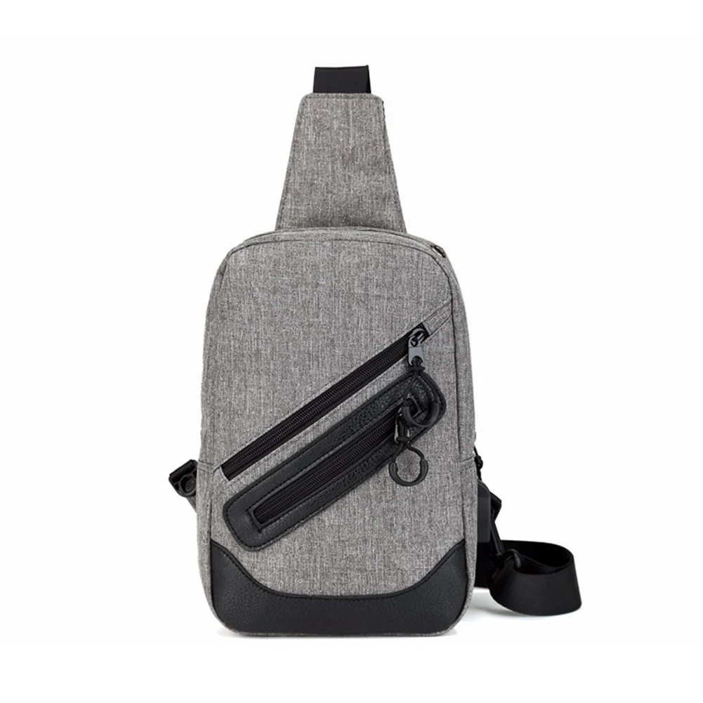 Fashion Men Chest Bag Pack Canvas Travel Casual Messenger Chest Bags ...