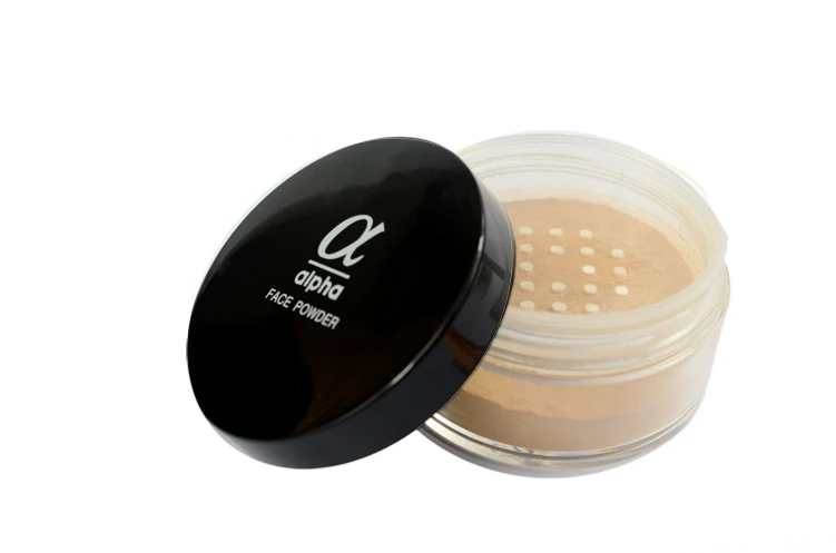 LOVE ALPHA 9 Colors Loose Face Powder Brand Makeup Base Long Lasting Control Oil Control Concealer Contour Palette White Powder (3)