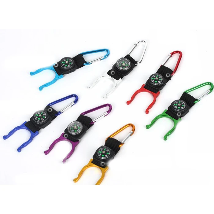 Outdoors Camping Carabiner Water Bottle Clip Holder Buckle Good Use with Compass 1pc New Design | Спорт и развлечения