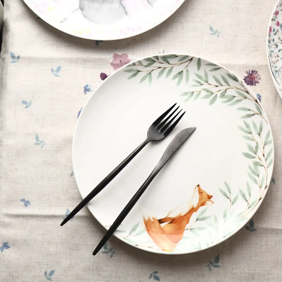 Modern Dinner Plates Promotionshop For Promotional Modern Dinner - Dh Modern Inch Animal Theme Ceramic Dish Plate Salad Sushi Cake Dinnerplate Bone China Dishware Porcelain modern dinner plates promotionshop for promotional modern dinner - dh modern inch animal theme ceramic dish plate salad sushi cake dinnerplate bone china dishware porcelain