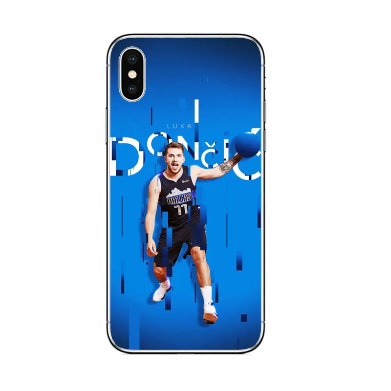 Роскошный Силиконовый чехол для iphone 6 s Luka Doncic King для iphone 8 7 6 8 plus 7 plus 6s plus 5 5S SE XR X XS MAX прозрачный чехол из ТПУ - Цвет: TPU Silicone