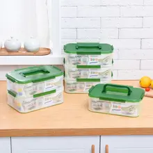 Высокое качество наложенный дизайн пищевой контейнер Безопасный и экологически чистый PP материал чехол удобный ящик для хранения
