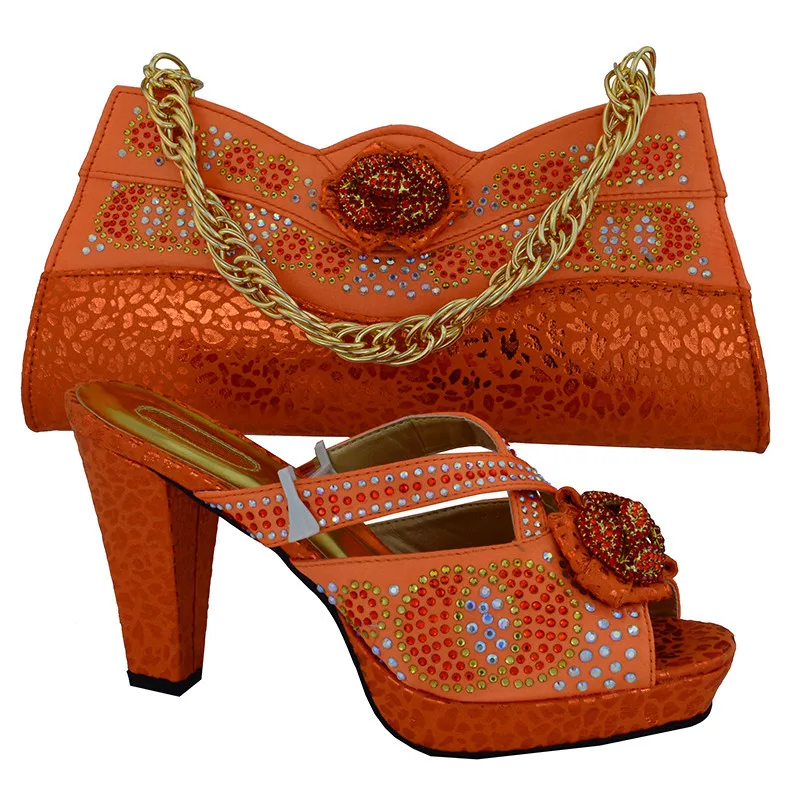 

Fashion Italian Shoes With Matching Bags For Party High Quality African Shoes And Bags Set For Wedding Shoe With Bag MM1007