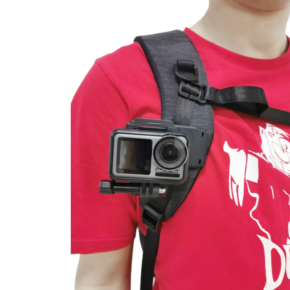Рюкзак зажим Кронштейн зажим для DJI OSMO Действие Портативный переносное крепление 360 Поворотный фиксированный адаптер держатель Спортивная камера аксессуары