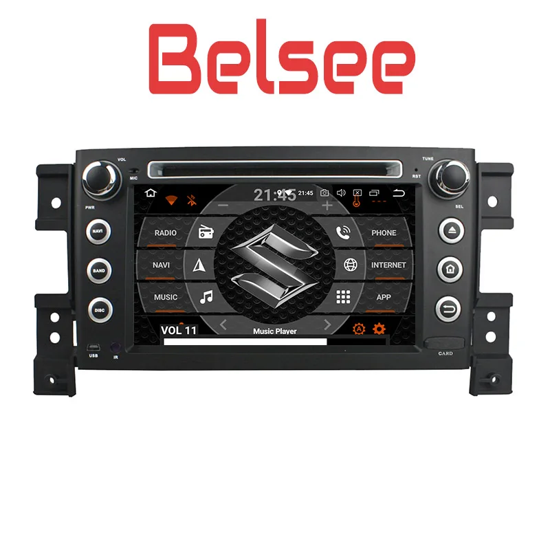 Автомагнитола Belsee головное устройство HD для Suzuki Grand Vitara 2005 2006 2007 2008 2009 2010 2011 Android 8