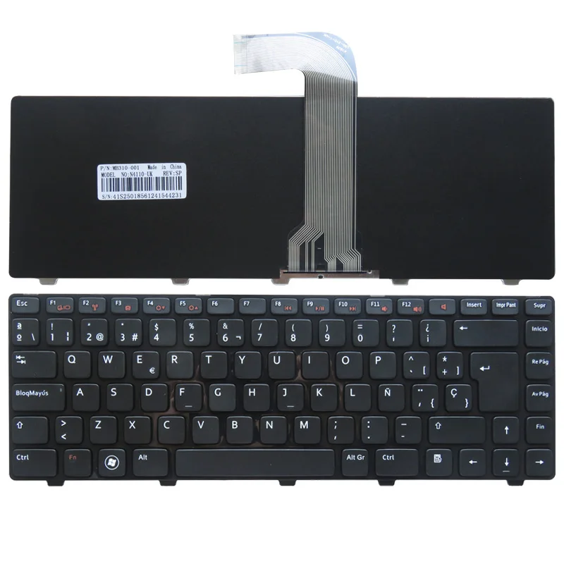 Spanish Laptop Keyboard For Dell Vostro 3550 Xps L502 N4110 N41 M4110 N4050 M4040 N5050 M5050 M5040 N5040 Sp Keyboard Keyboard For Dell Laptop Keyboardkeyboard For Laptop Aliexpress