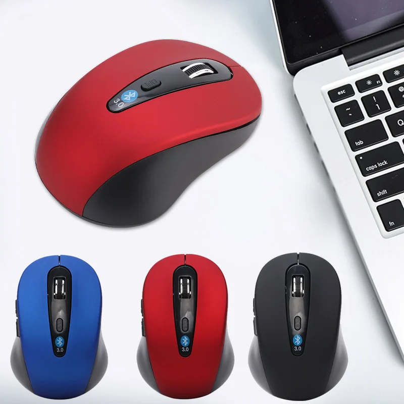 

Portable Bluetooth Mouse Working 1600DPI Optical Mice PC Premium Wireless Mouse Control for MacBook