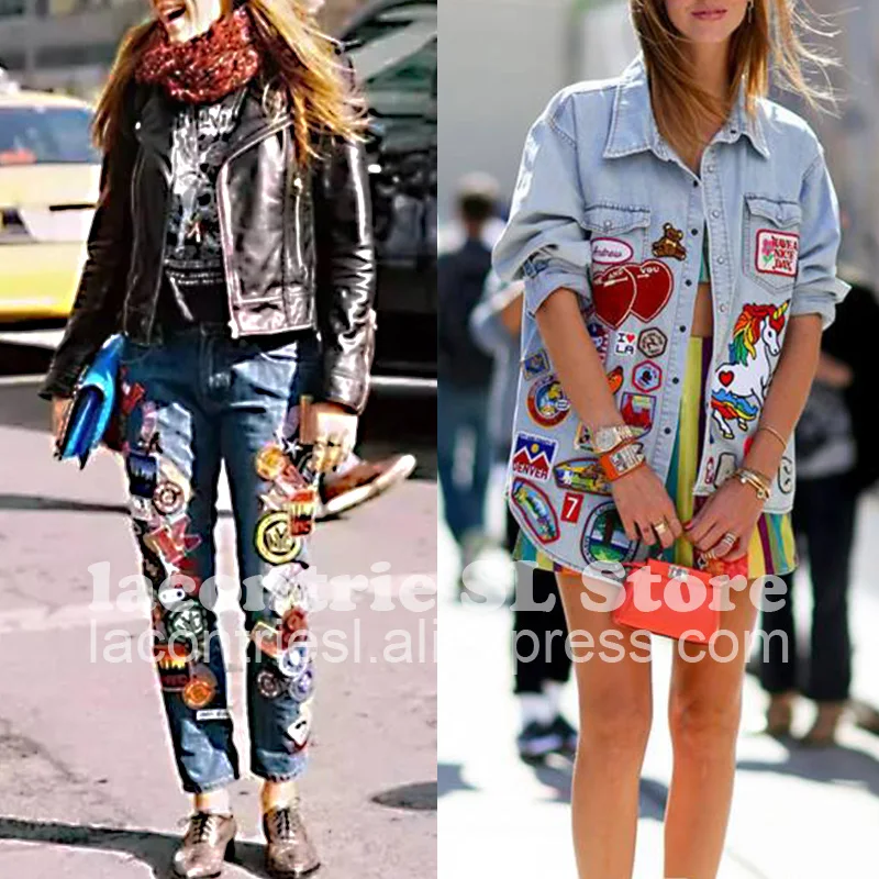 5 шт. наклейки на одежду сэндвич|patches for clothing iron|patches clothingparches ropa |