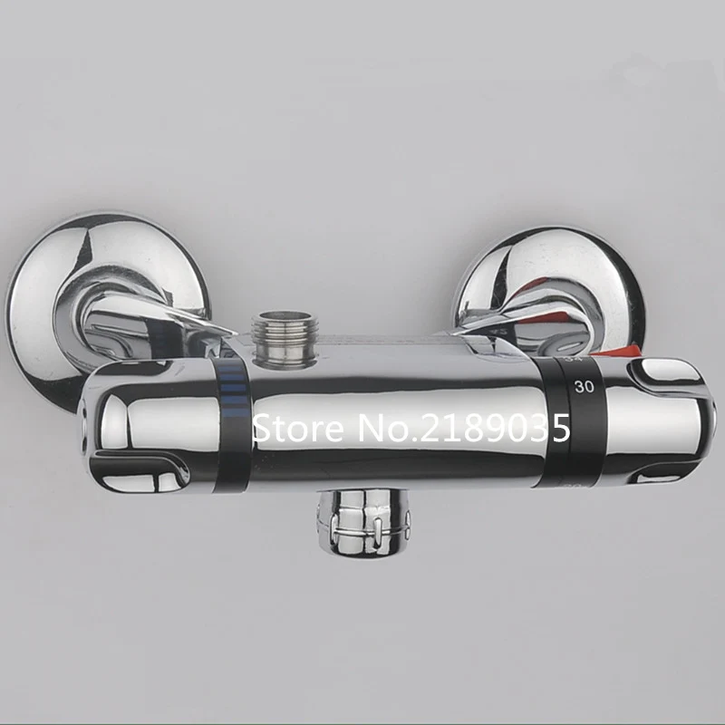 

Rushed Shower Faucets Constant Temperature Faucet Mix Water Valve Full Copper For Thermostatic Core,the thermostatic Mixer tap