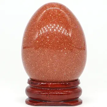 

34*44MM Red Sand Egg Nice Gemstone Crystal Mineral Healing Ball Home decoration accessory Kegel Massage Yoni Egg