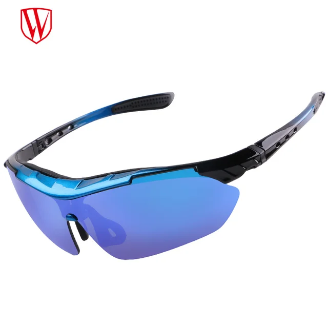 Best Offers Outdoor Cycling Sports Glasses UV400 HD Polarized Cycling Eyewear Sunglasses Coating Goggles Waterproof Bicycle Cycling Eyewear