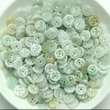 Натуральные изумруды Нефритовая Пряжка деньги полые части DIY ручной работы аксессуары оптом