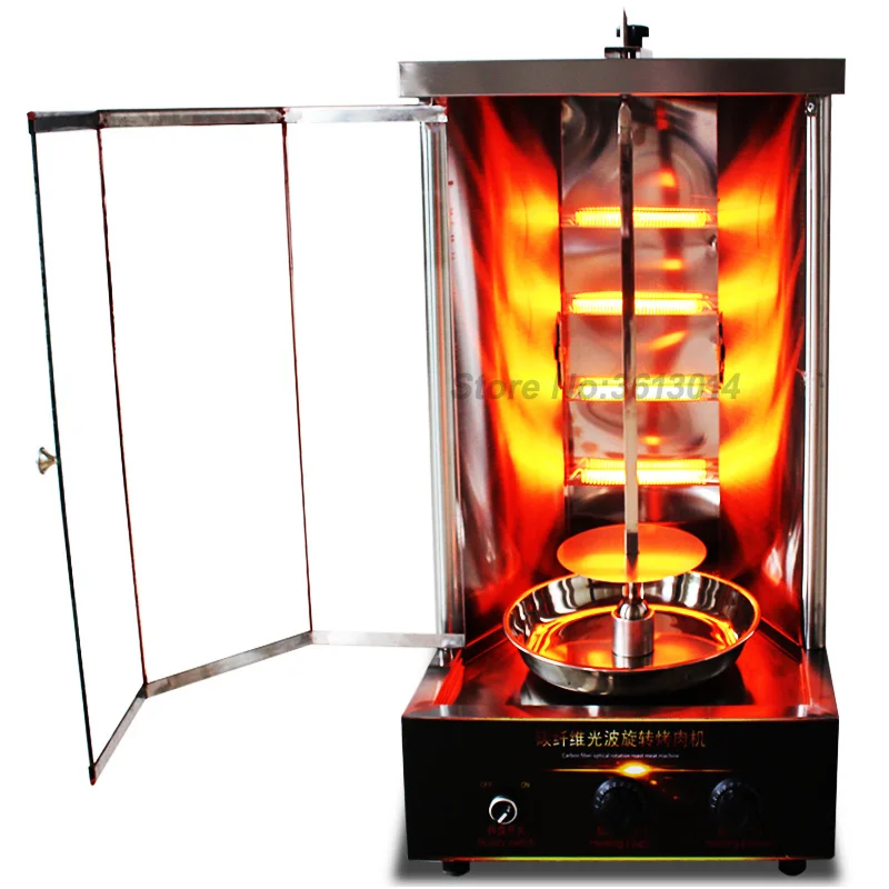 

Doner Kebab Roaster Rottisseries Rotary Machine Stainless Steel for Commercial Use