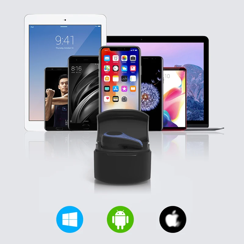 Беспроводные наушники с Bluetooth 5 0 одним ухом Автоматическое Сопряжение мини