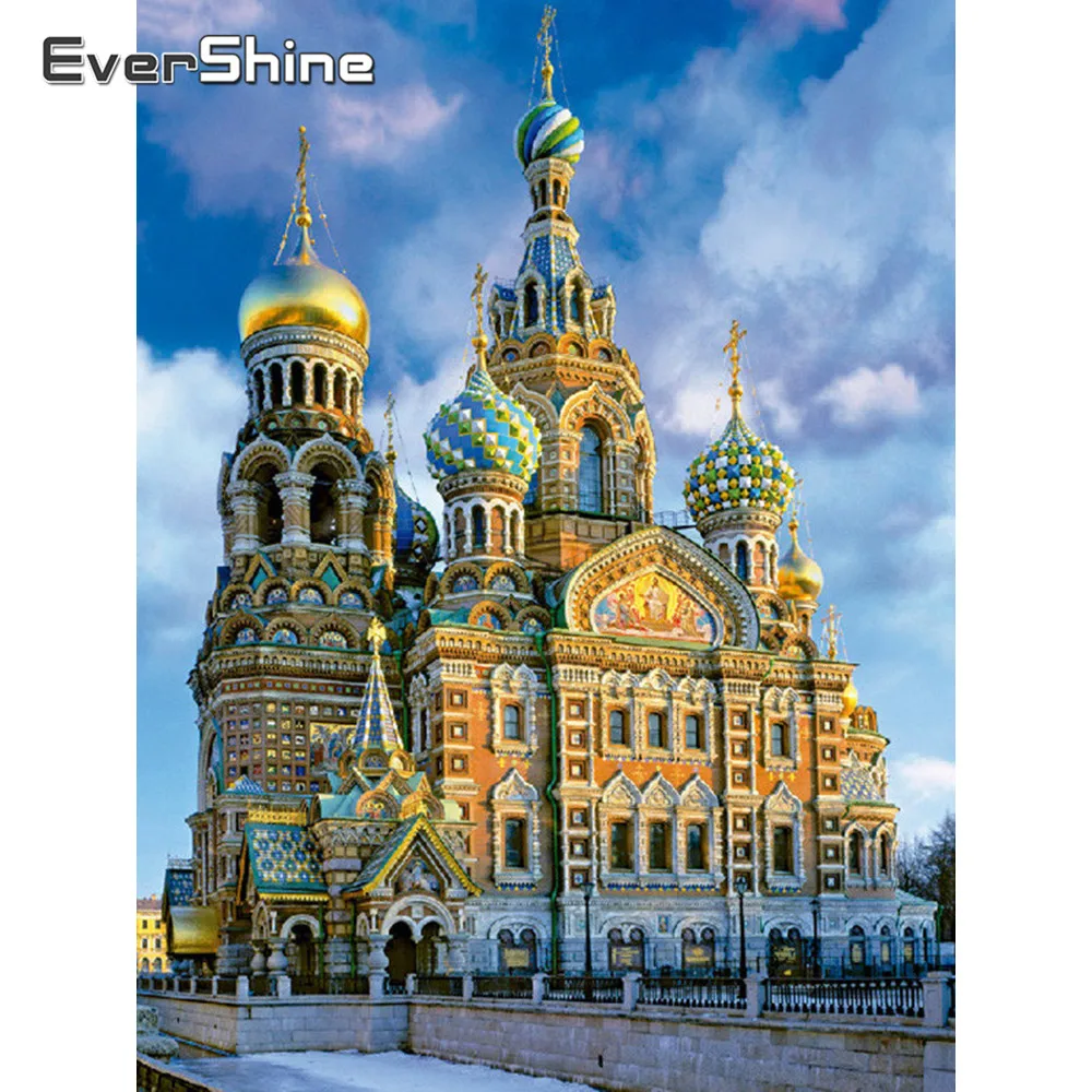 EverShine 5D алмазная живопись СПб полностью квадратные Стразы вышивка полный дисплей