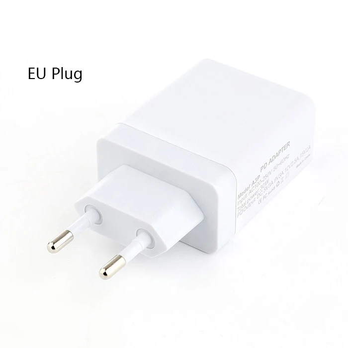 EU Plug 30 Вт настенное зарядное устройство PD для iPhone XS Max XR X 8 Plus QC 3,0 Быстрая Зарядка адаптер питания для iPad Air Pro EU UK US вилка - Тип штекера: EU Plug