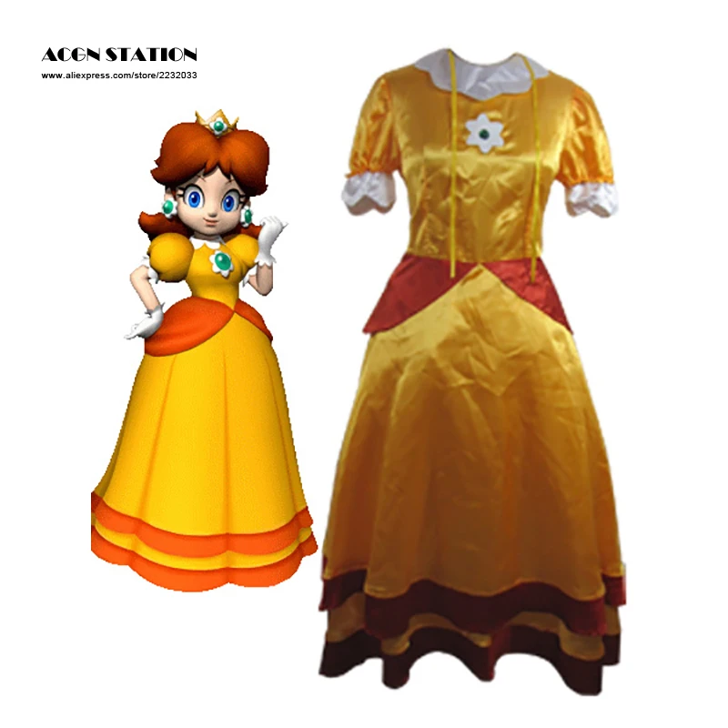 2018 Hot Selling Free Shipping Fashionable Adult Kid Super Mario Bros Daisy  Cosplay Costume Dress For Halloween Christmas|cosplay costume|cosplay  dresscostume cosplay - AliExpress