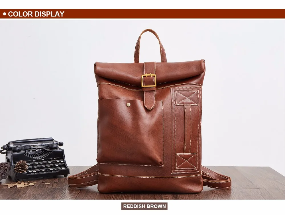 JOYIR мужской модный рюкзак мужской из натуральной кожи, рюкзак для путешествий, кожаная деловая сумка, большая сумка для ноутбука, дорожная сумка 6396