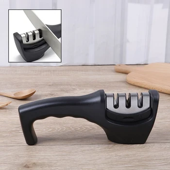 

Knife Sharpener 3 Stages Professional Kitchen Sharpening Stone Grinder knives Whetstone Tungsten Diamond Ceramic Sharpener Tool