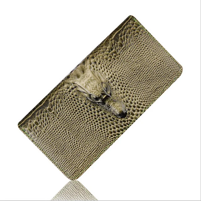 Лидер продаж женские бумажники модный кошелек Alligators из качественной