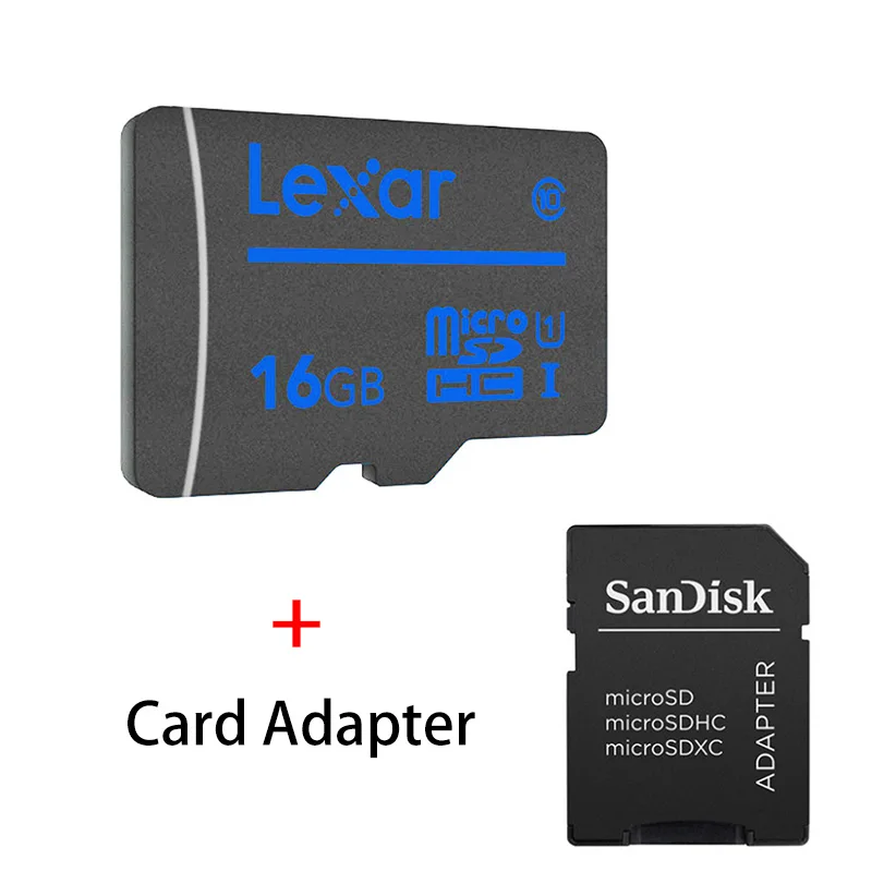 Lexar 633X Micro SD 128 ГБ 32 ГБ 64 Гб 256 ГБ 512 Гб 16 Гб Micro SD карта SD/TF флэш-карта памяти 32 64 128 Гб microSD для телефона - Емкость: LexC10-016G-KT2