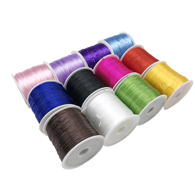 60m/Roll Stretch Elastic Beading Cord Wire String For DIY Bracelet Making Jewelry Gift Wrapping Decorate Craft Accessories Jewelry Findings