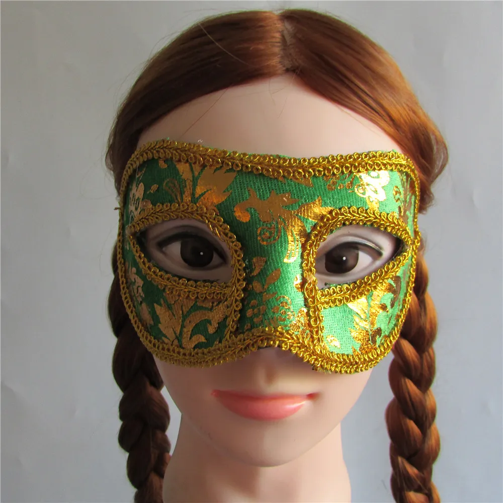 hot sell green mask Fancy Dress Costume Hen Party Princess Wedding