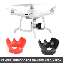 Phantom 4 Pro Cámara Parasol Parasol Parasol Cubierta de La Lente Antideslumbrante para DJI Phantom 4 Pro/Advanced +