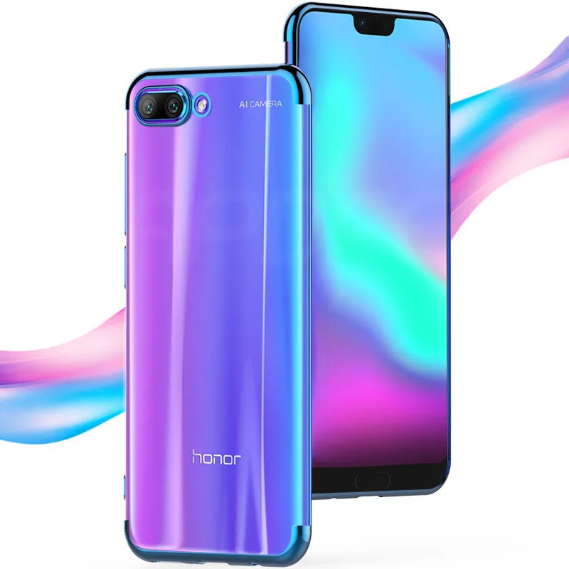 Мягкий силиконовый прозрачный чехол с покрытием для huawei P20 Pro P10 Lite Plus Honor 10 9 Lite V10 V9 Play Phone Cover чехол s Bag