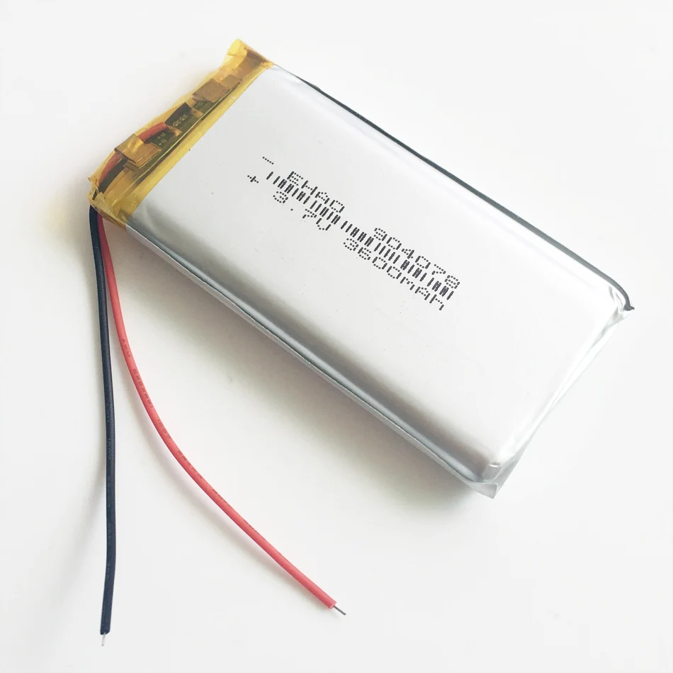 3 7 V 3600mAh 904078 полимер литий Липо аккумуляторная батарея для GPS PSP DVD PAD Электронная