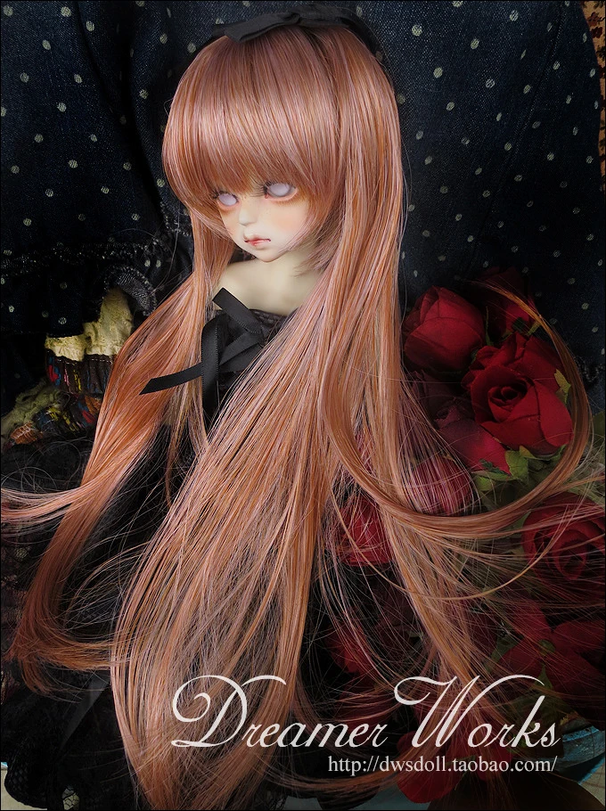 1/4 1/3 шкала БЖД/SD аксессуары парик длинные волосы для BJD куклы аксессуары, не включены куклы, обувь, одежду и другие D1344