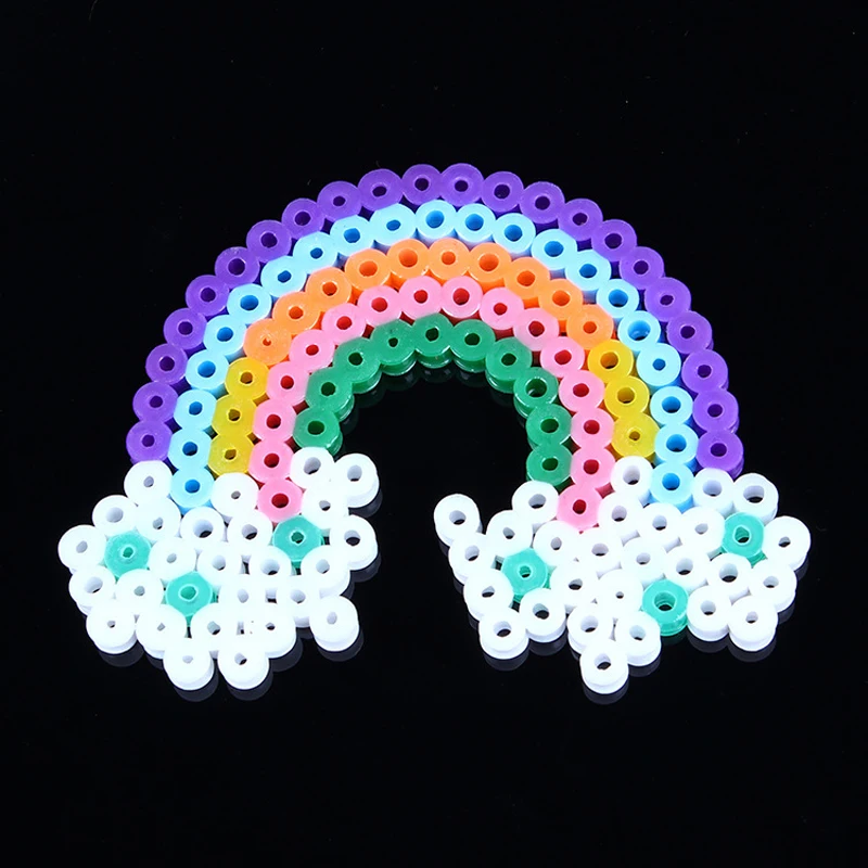 1000pcs 5mm Candy Color Plastic Hama Perler Beads For Educate Kids Child Gift 