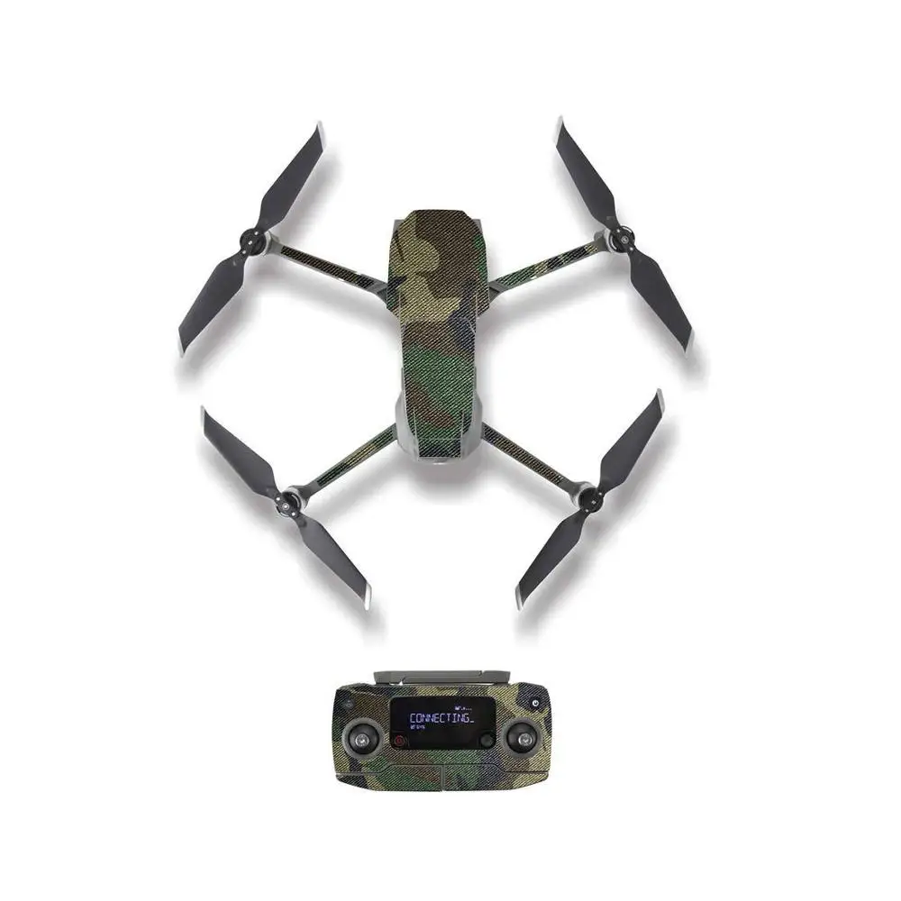 Мозаика камуфляж стиль кожи стикер для DJI Mavic 2 Pro& Zoom Drone корпус пульт дистанционного управления батарея защитная пленка - Цвет: ZJZ-YSDJM20121