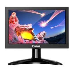 Eyoyo 7 дюймов Портативный 1280x800 ips ЖК-Дисплей HDMI ТВ монитор портативный AV/HDMI/BNC/VGA вход Raspberry Pi монитор