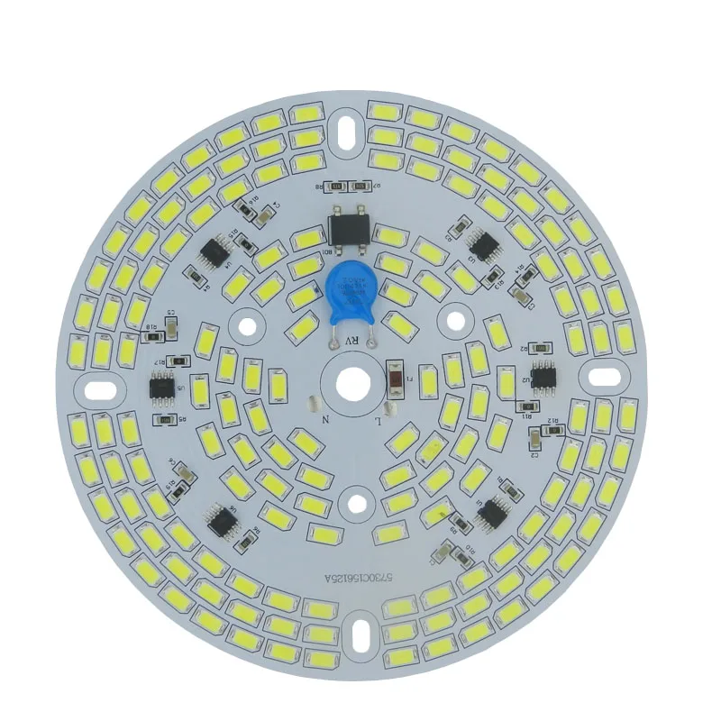 3 Вт 5 Вт 7 Вт 9 Вт 12 Вт 15 Вт 25 Вт 30 Вт 40 Вт 60 Вт 100 Вт светодиодный Диммируемый SMD 5730 интегрированный драйвер PCB лампа Панель Светодиодная печатная плата без драйверов светильник