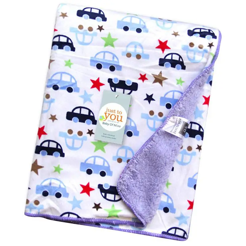 Детские одеяла на кровать Сгущает двойной слои младенческой пеленать bebe конверт обёрточная бумага постельное белье для новорожденных малышей одеяло животных Манта - Цвет: A8