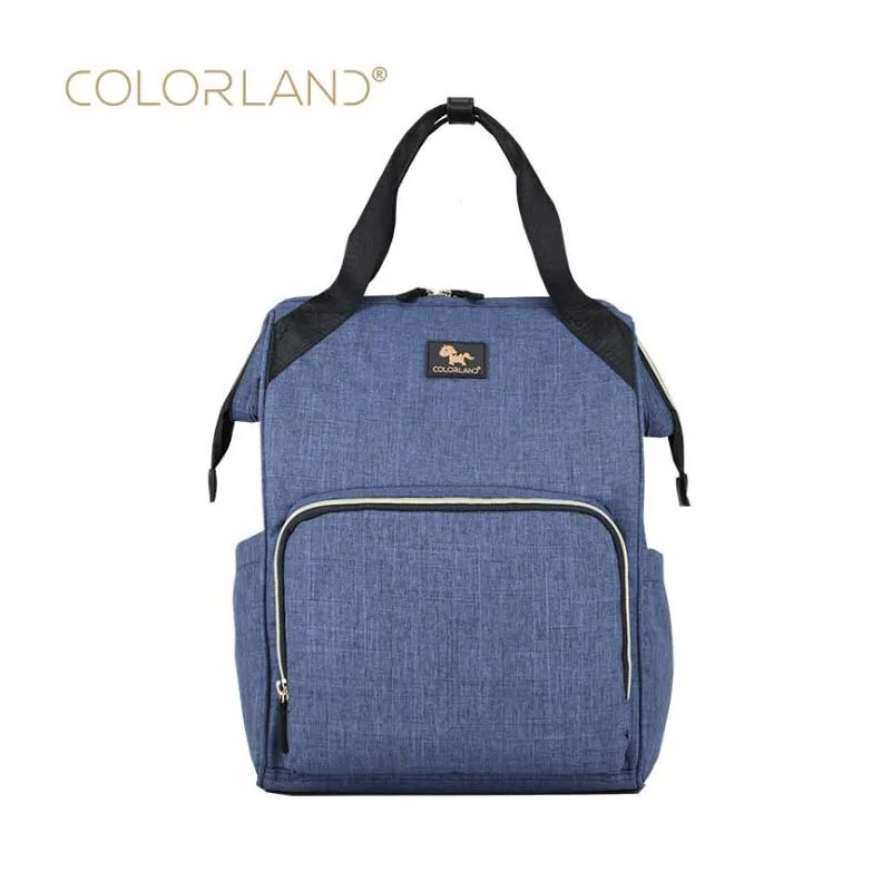 model 2 COLORLAND бренд Мумия сумка Повседневная модная сумка подвесная для детской коляски многофункциональный большой емкости пеленки рюкзак для матерей свет - Цвет: model 2