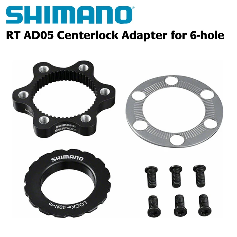 

Shimano SM-RTAD05 / SM-RTAD10 Centerlock Adapter for 6-hole Brake Disc