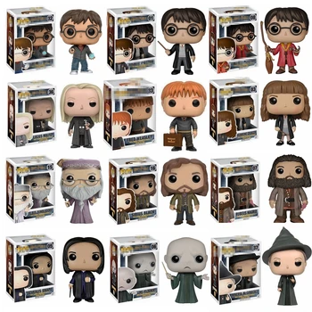 

Movie Harri Potter LUNA Hermione RON GINNY PETER Rubeus Hagrid Vinyl Action Figure Model Collectible Model Toy With Box