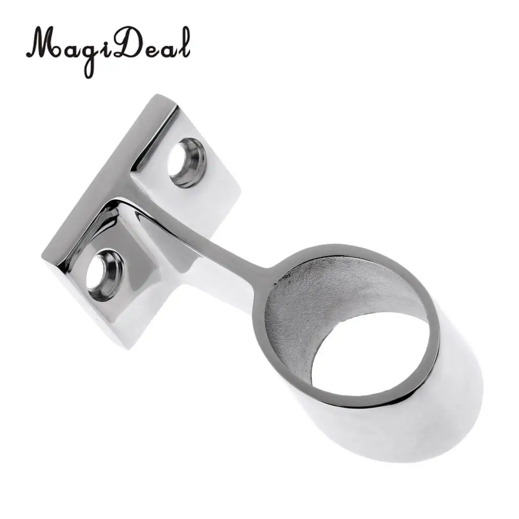 MagiDeal Durable Marine Grade Stainless Steel Boat Hand Rail Center Stanchion Replacement Kit for Pipe 7/8' Kayak Dinghy Supply