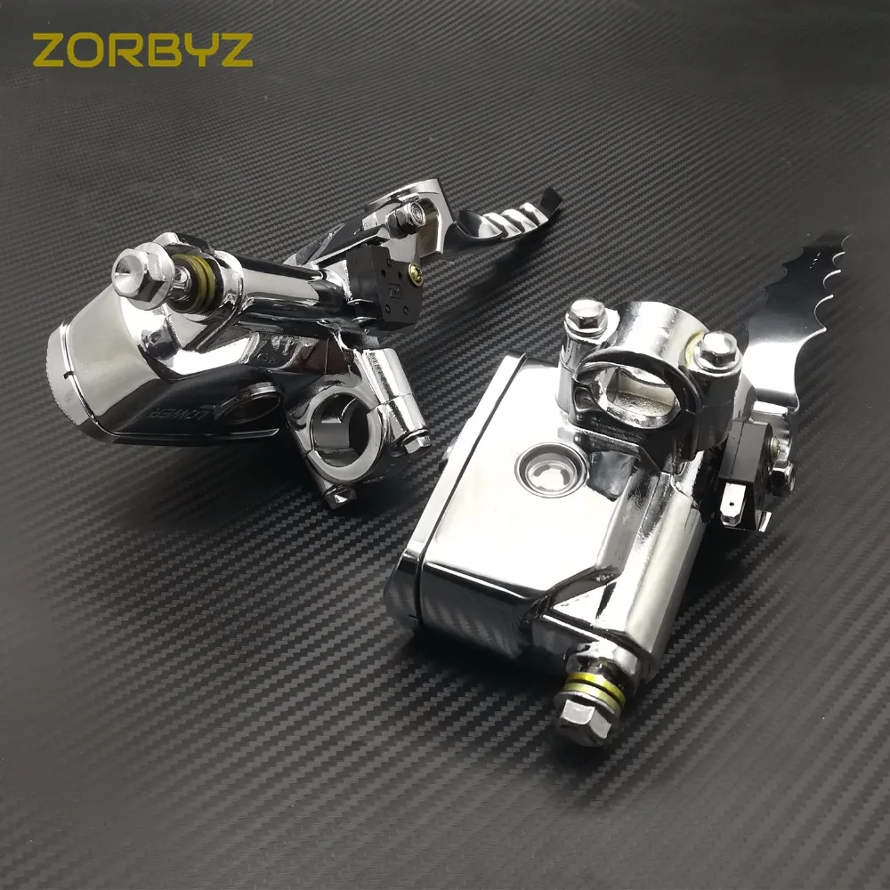 ZORBYZ 7/8 &quot22 мм мотоциклетные хромированные крестовые рычаги управления на руль