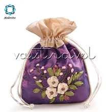 

1Pcs Purple Embroidery Drawstring Pouches Jewelry Wedding Favor Gift Bags Organizer about 12 cm x 15 cm (4.7 x 5.9 inch) Amazing