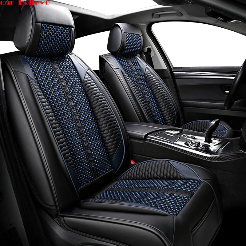 Car Believe Auto Leather car seat cover For bmw e46 e36 e39 accessories