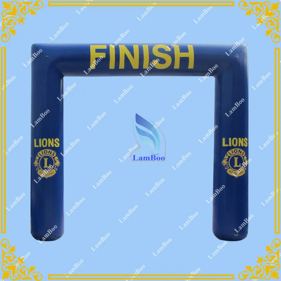 

4 Meters Airtight Inflatable FINISH Line Arch Inflatable Sports Events Arch Air Pump Included