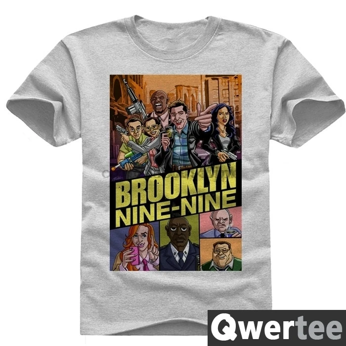 

New Arrival MenS Fashion Tv T Shirt Short Sleeve Top Brooklyn Nine Nine