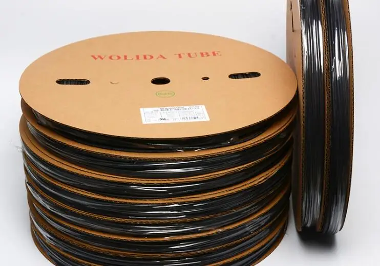 One Reel of Heat Shrink Tube Shrinkable Tubing 10/12/14/16/20mm Black