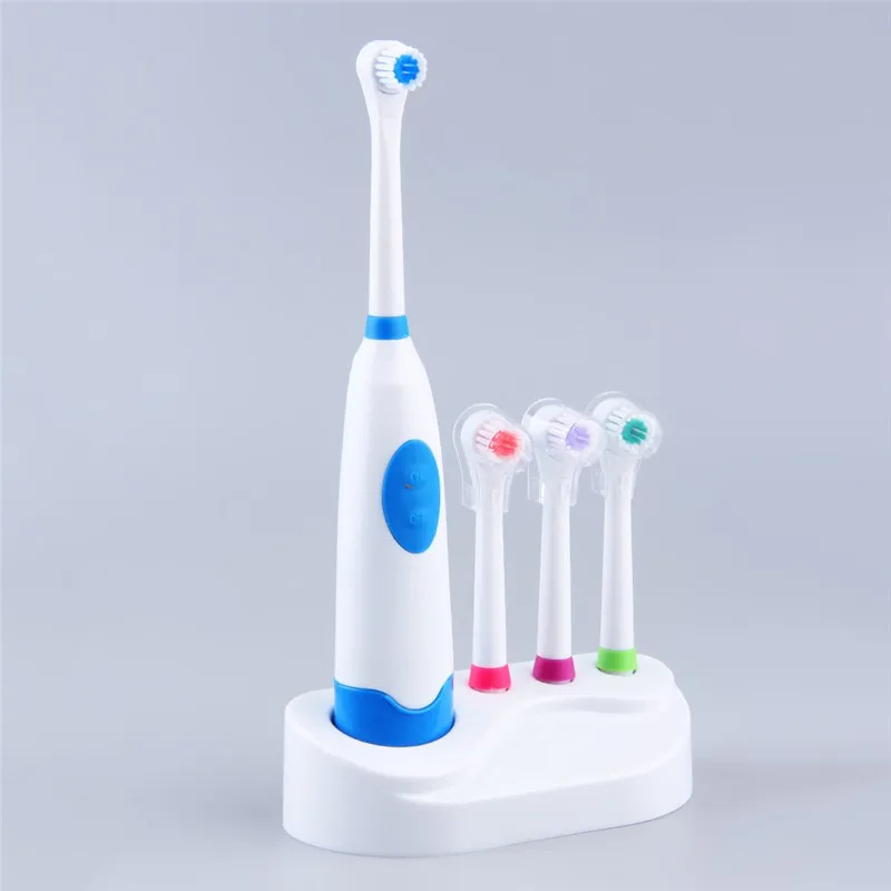 

Electric Toothbrush Set Oral Care Toothbrush Replacement With 4 Toothbrush Heads Home Traval Durable Teeth Brush